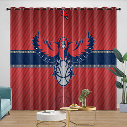 Atlanta Hawks Curtains Blackout Window Drapes Room Decoration (Online Order Only)