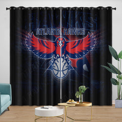 Atlanta Hawks Curtains Blackout Window Drapes Room Decoration (Online Order Only)