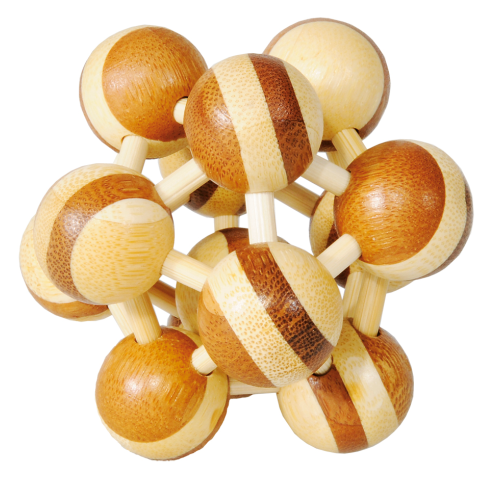 Atom 3D Bamboo Puzzle Fridolin (ONLINE ORDER ONLY)