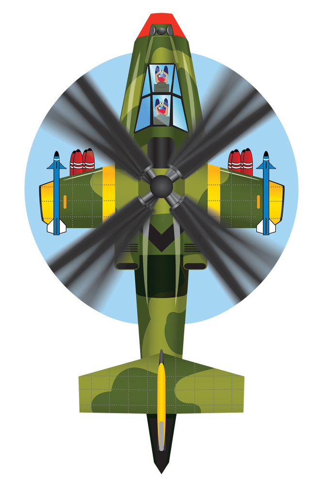 FlightZone 54 inch tall Attack Copter (ONLINE ORDER ONLY)