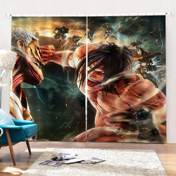 Attack on Titan Curtains Blackout Window Drapes for Room Decoration (Online Order Only)