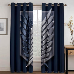 Attack on Titan Curtains Cosplay Blackout Window Treatments Drapes (Online Order Only)