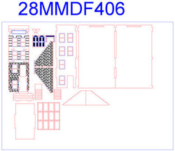 28mm "Brownstone" Row House (MDF) - 28MMDF406 (Online Order Only)
