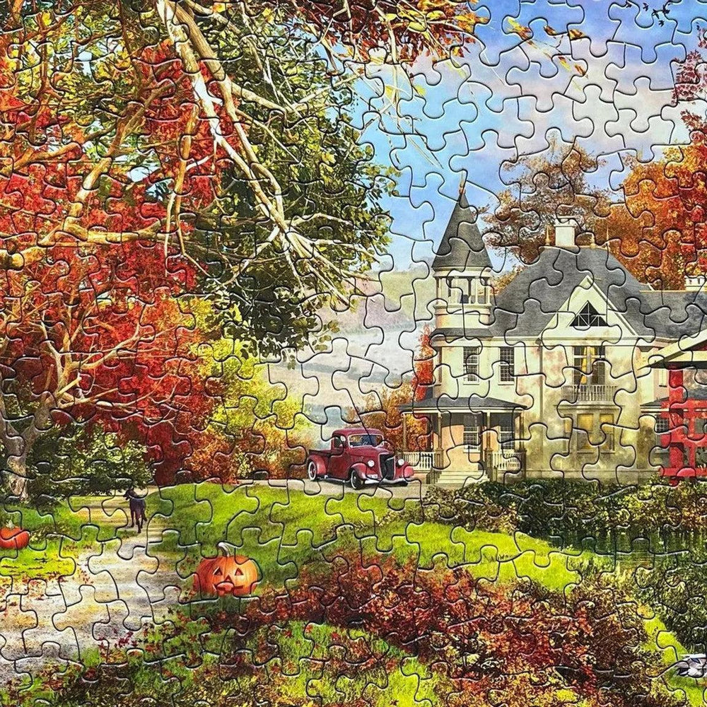 Autumn Barn 1000 Piece Jigsaw Puzzle Springbok (ONLINE ORDER ONLY)
