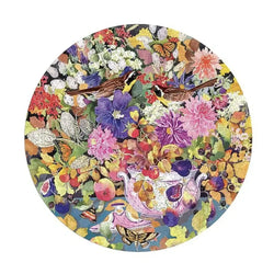 Autumn Bouquet 500 Piece Round Jigsaw Puzzle eeBoo (ONLINE ORDER ONLY)