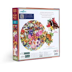 Autumn Bouquet 500 Piece Round Jigsaw Puzzle eeBoo (ONLINE ORDER ONLY)