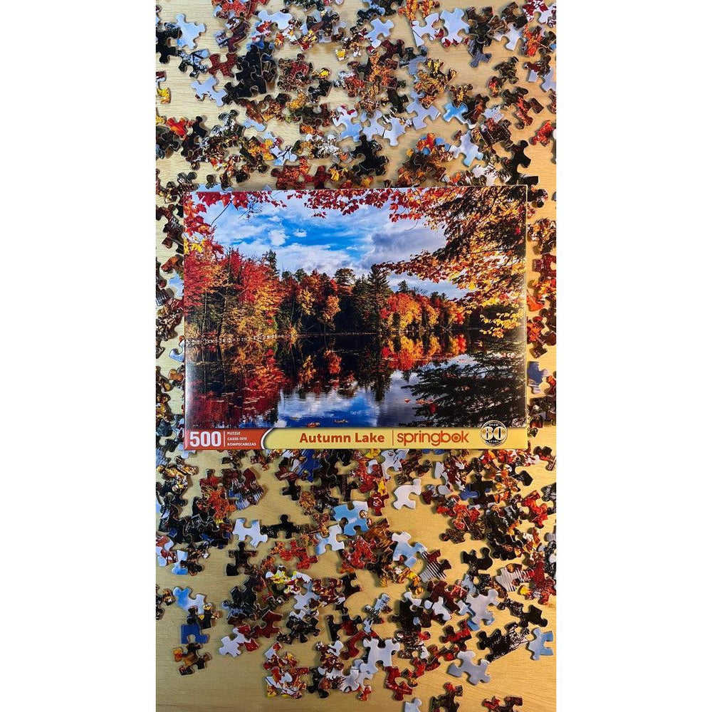 Autumn Lake 500 Piece Jigsaw Puzzle Springbok (ONLINE ORDER ONLY)