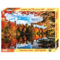 Autumn Lake 500 Piece Jigsaw Puzzle Springbok (ONLINE ORDER ONLY)