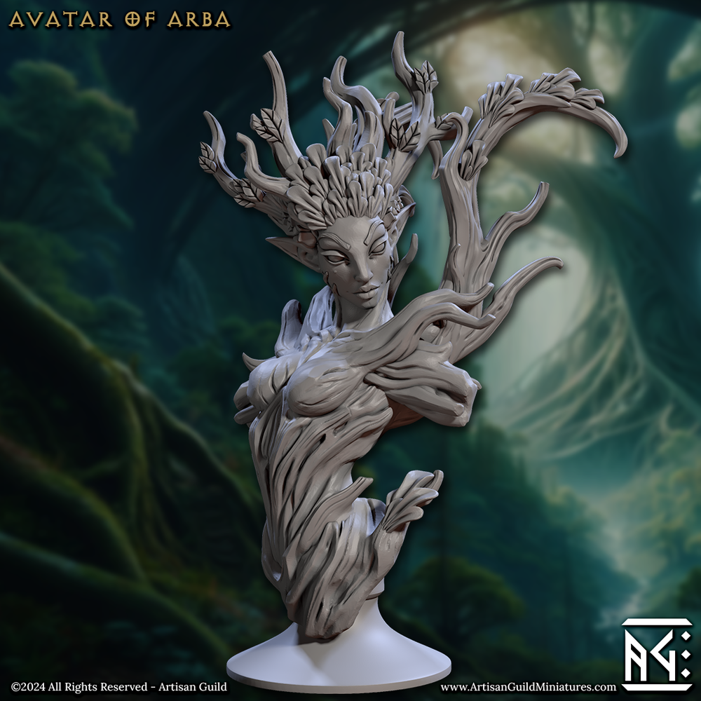 3D Printed Artisan Guild Barkwraith Spriggans Busts 28mm 32mm (Online Only)