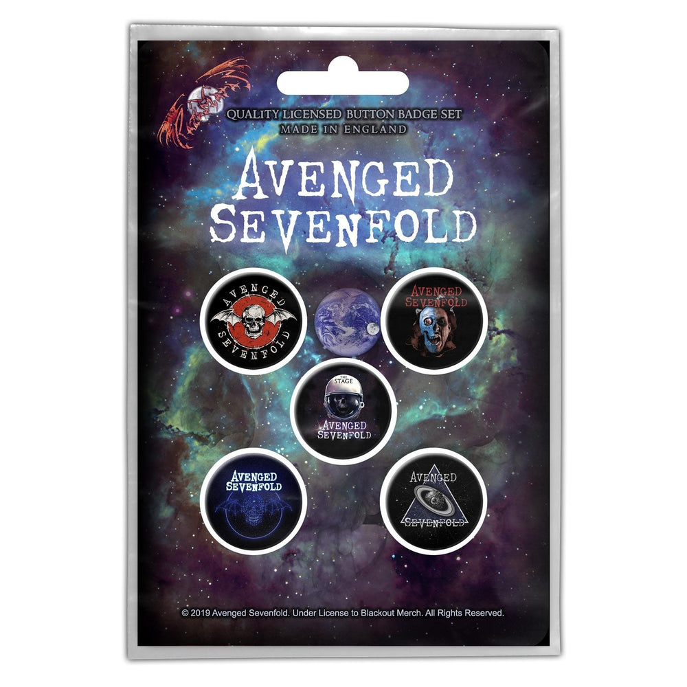 Avenged Sevenfold Button Badge 5 Pack (ONLINE ORDER ONLY)