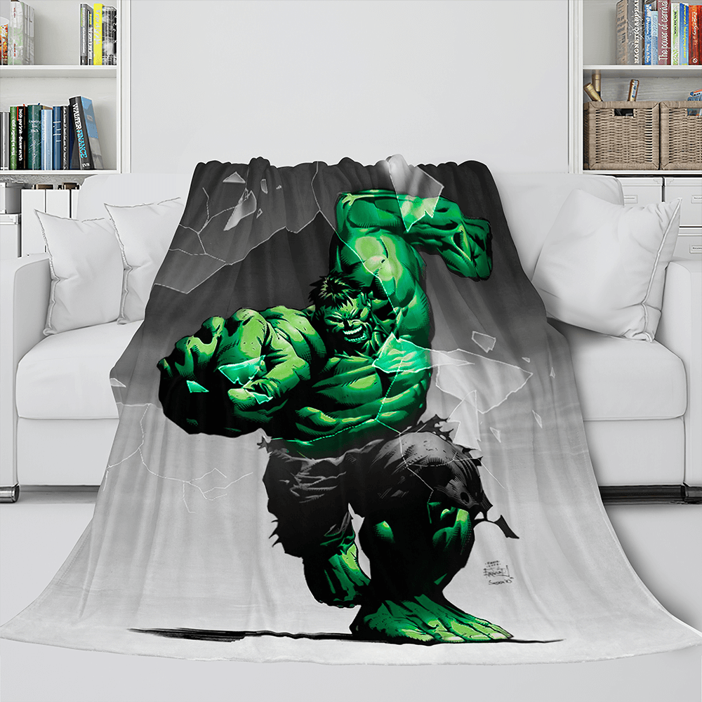 Avengers 4 Flannel Blanket Fleece Throw Cosplay Blanket Wrap Nap Quilt (Online Order Only)