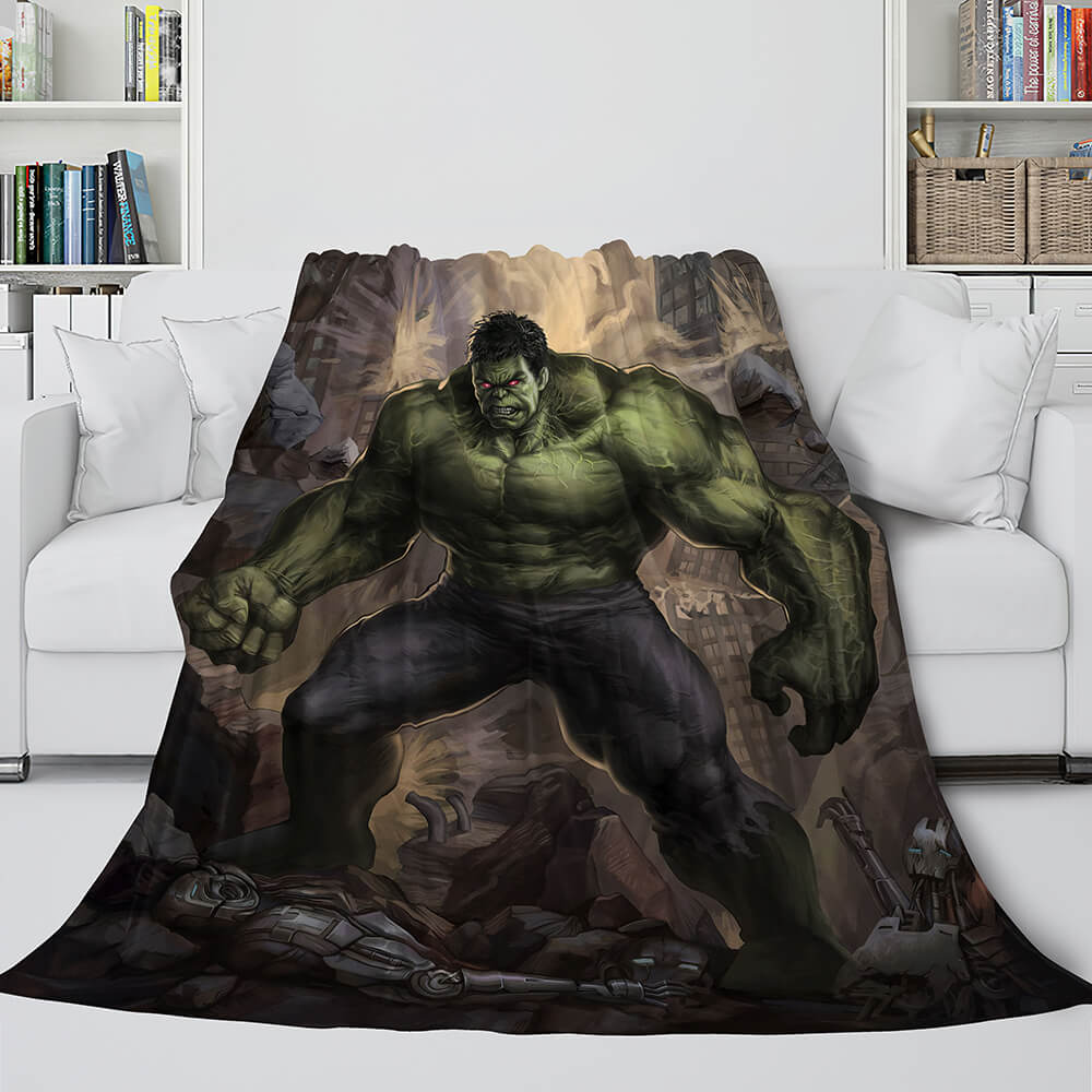 Avengers 4 Flannel Blanket Fleece Throw Cosplay Blanket Wrap Nap Quilt (Online Order Only)