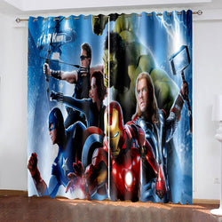 Avengers Curtains Blackout Window Drapes (Online Order Only)