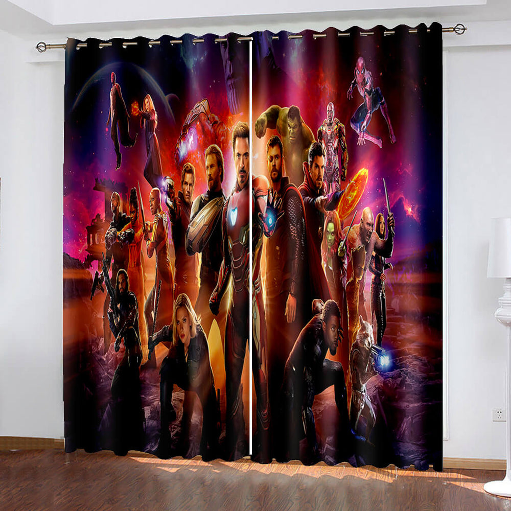Avengers Curtains Blackout Window Drapes (Online Order Only)