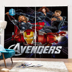 Avengers Curtains Cosplay Blackout Window Drapes for Room Decorations (Online Order Only)