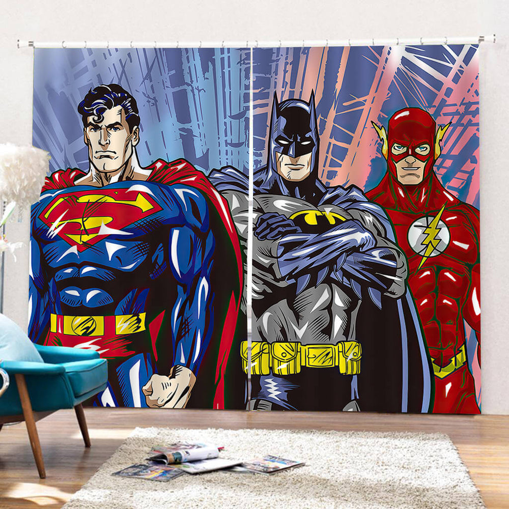 Avengers Curtains Cosplay Blackout Window Drapes for Room Decorations (Online Order Only)
