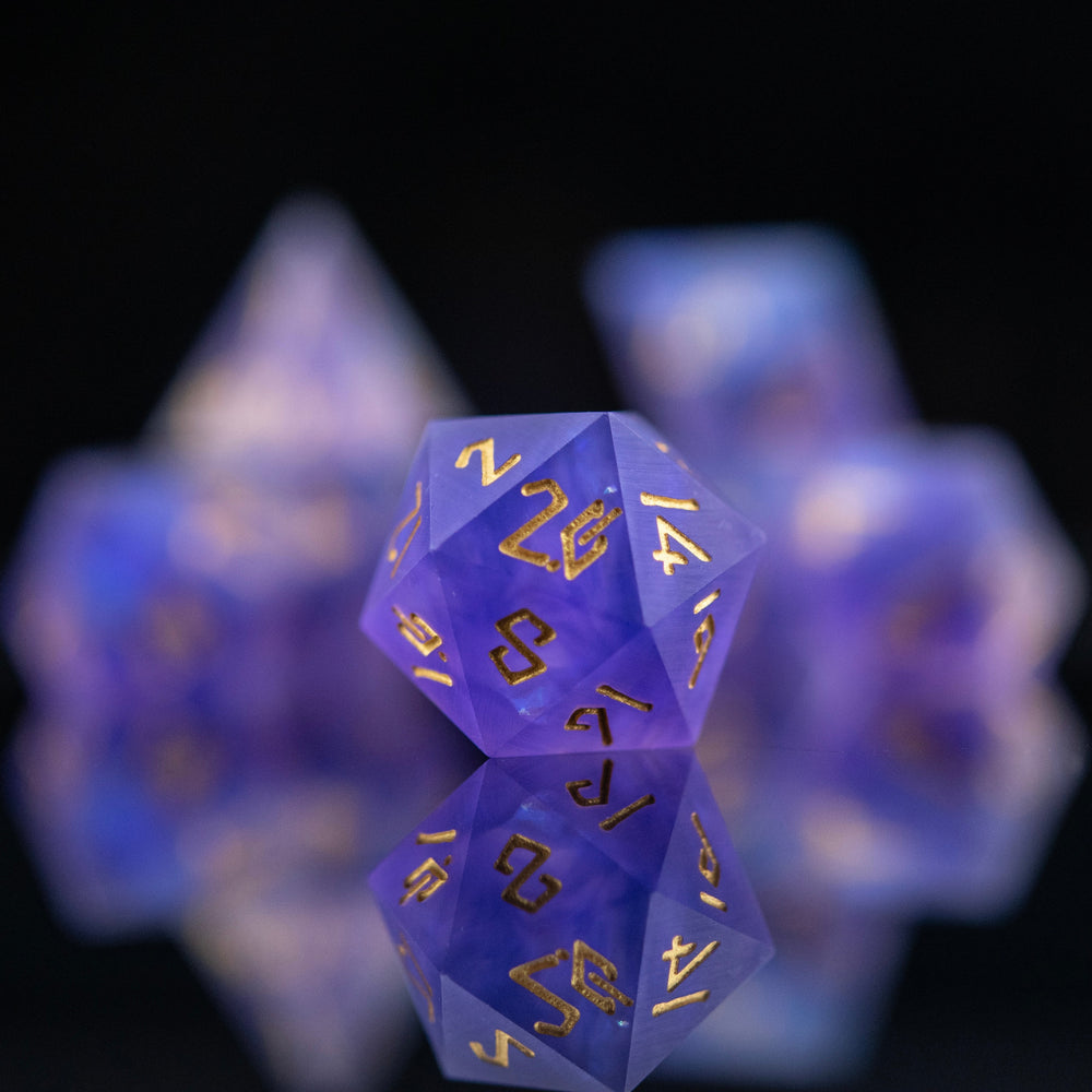 Mystic Divination Sharp-Edged Resin Dice Set (ONLINE ORDER ONLY)
