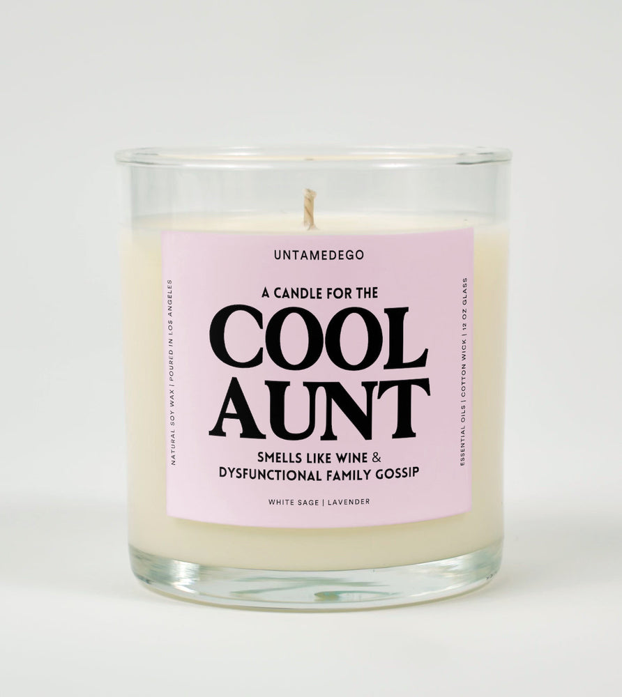 A Candle For The Cool Aunt Glass Candle (Online Order Only)