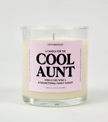 A Candle For The Cool Aunt Glass Candle (Online Order Only)