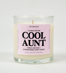 A Candle For The Cool Aunt Glass Candle (Online Order Only)