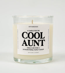 A Candle For The Cool Aunt Glass Candle (Online Order Only)