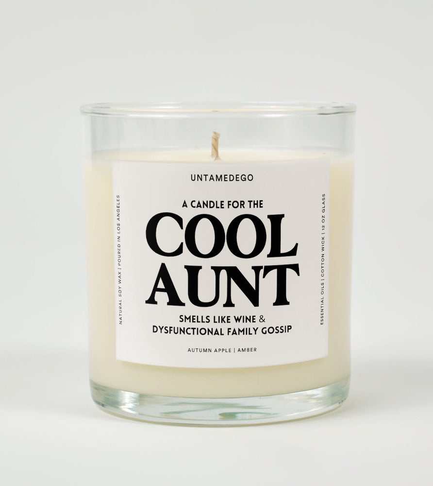 A Candle For The Cool Aunt Glass Candle (Online Order Only)