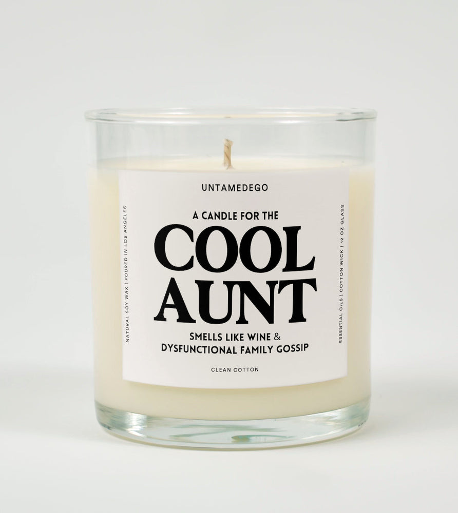 A Candle For The Cool Aunt Glass Candle (Online Order Only)