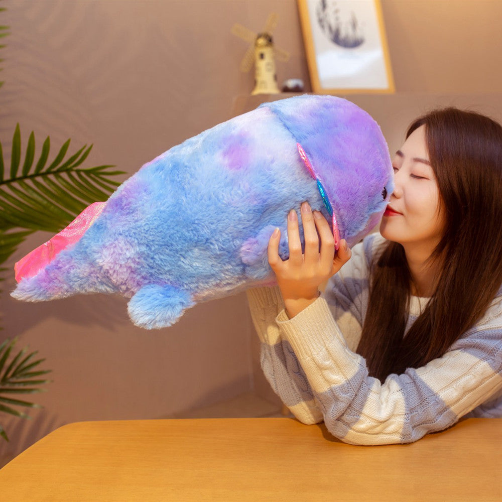 Cute Rainbow Plush Salamander (ONLINE ORDER ONLY)