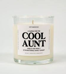 A Candle For The Cool Aunt Glass Candle (Online Order Only)