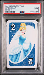 2023 UNO DISNEY 100 CINDERELLA BLUE 2 PSA 9 (Online Order Only)