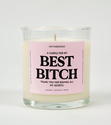 Best Bitch Glass Candle (Online Order Only)