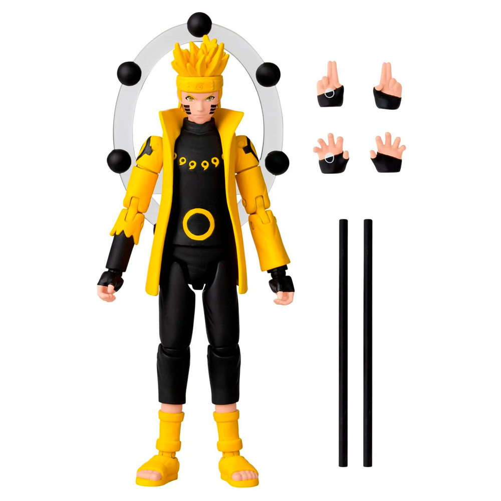 Bandai Anime Heroes: Naruto Shippuden - Naruto Uzumaki (Sage of Six Paths Mode) Action Figure (ONLINE ORDER ONLY)