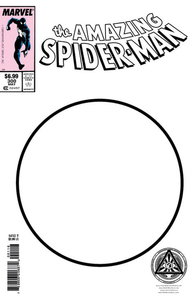 Amazing Spider-Man #300 Facsimile Edition Unknown Comics Exclusive Blank Var (08/23/2023) (ONLINE ORDER ONLY)