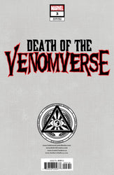 Death Of The Venomverse #3 Unknown Comics Inhyuk Lee Exclusive Var (08/30/2023) (Online Order Only)