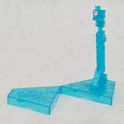 Bandai Spirits: 1/144 Blue (Clear) Action Base 2 Display Stand (ONLINE ORDER ONLY)
