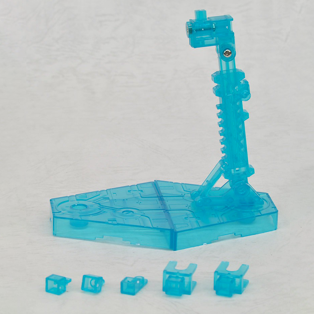 Bandai Spirits: 1/144 Blue (Clear) Action Base 2 Display Stand (ONLINE ORDER ONLY)