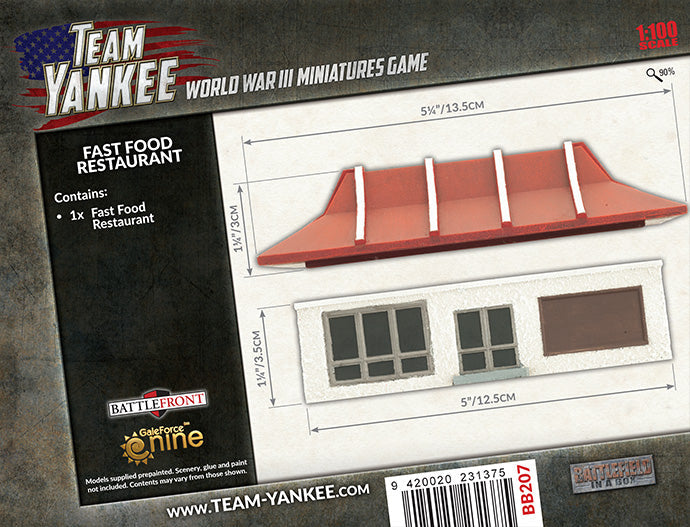 Team Yankee: Fast Food Restaurant (ONLINE ORDER ONLY)