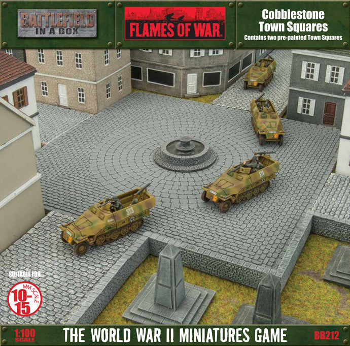 Flames of War: Cobblestone Town Squares (ONLINE ORDER ONLY)