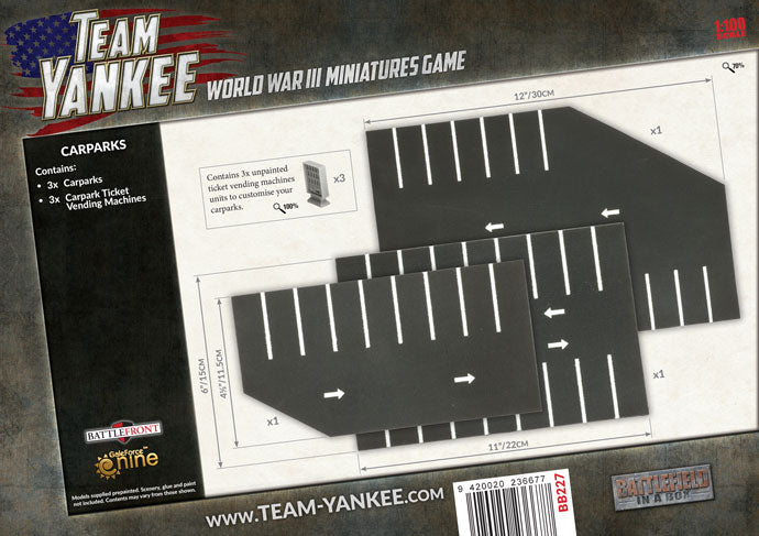 Team Yankee: Carparks (ONLINE ORDER ONLY)
