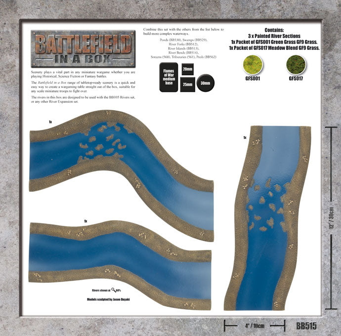 Battlefield in a Box: River Fords (ONLINE ORDER ONLY)