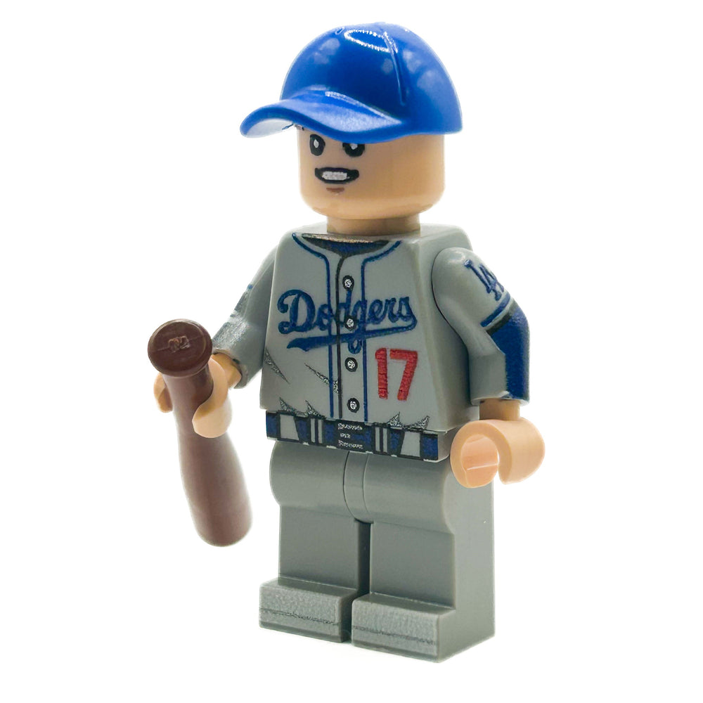 #17 Ohtani LA Baseball Player Minifig (Grey Uniform) (ONLINE ORDER ONLY)