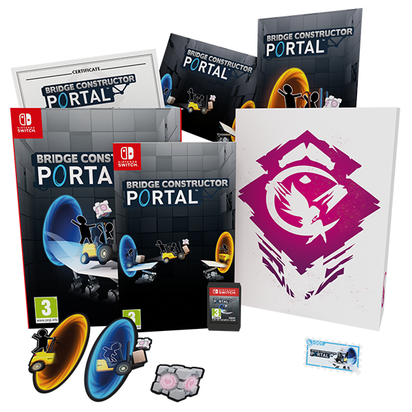 Bridge Constructor Portal Limited Edition [European Import] (Nintendo Switch) (ONLINE ORDER ONLY)