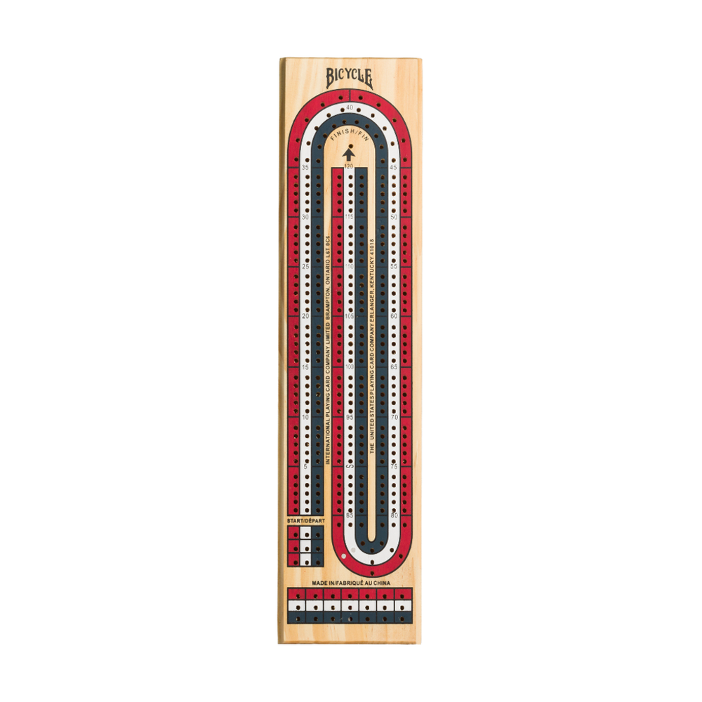 Bicycle: Cribbage Board Set - 3-Track (ONLINE ORDER ONLY)