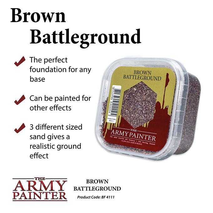 Army Painter Tools: Basing: Brown Battleground (ONLINE ORDER ONLY)