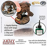 Army Painter Tools: Basing: Brown Battleground (ONLINE ORDER ONLY)