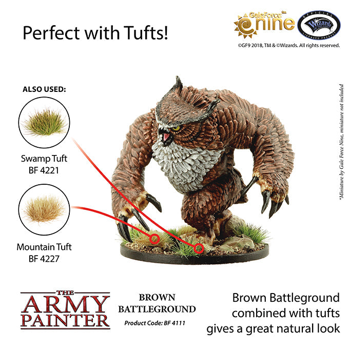 Army Painter Tools: Basing: Brown Battleground (ONLINE ORDER ONLY)