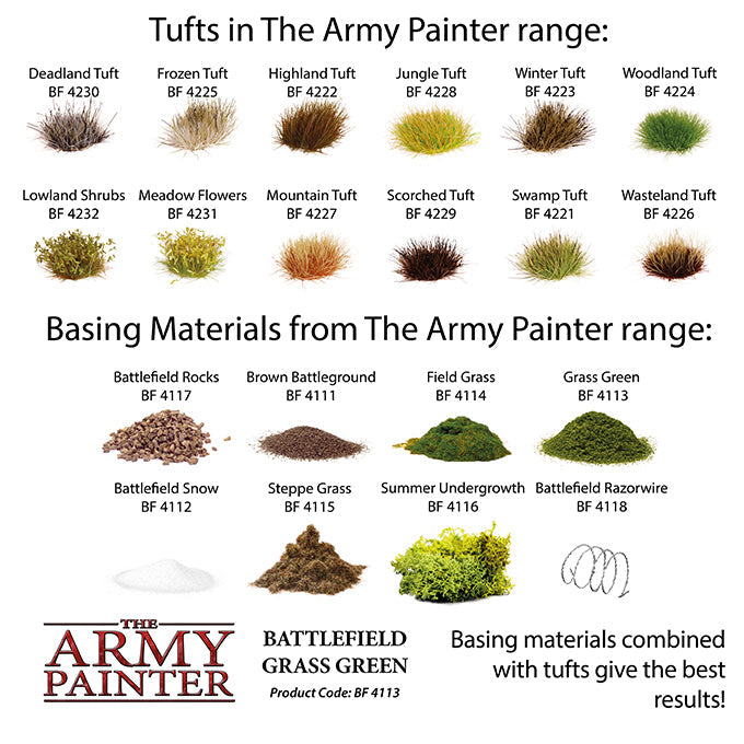 Army Painter Tools: Basing: Grass Green (ONLINE ORDER ONLY)