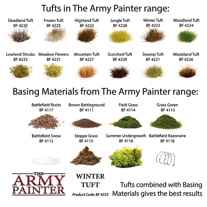 Army Painter Tools: Battlefields: Winter Tuft (ONLINE ORDER ONLY)