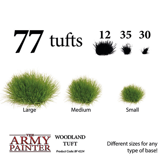 Army Painter Tools: Battlefields: Woodland Tuft (ONLINE ORDER ONLY)