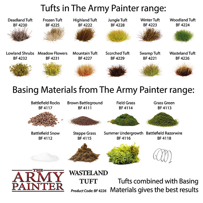 Army Painter Tools: Battlefields: Wasteland Tuft (ONLINE ORDER ONLY)